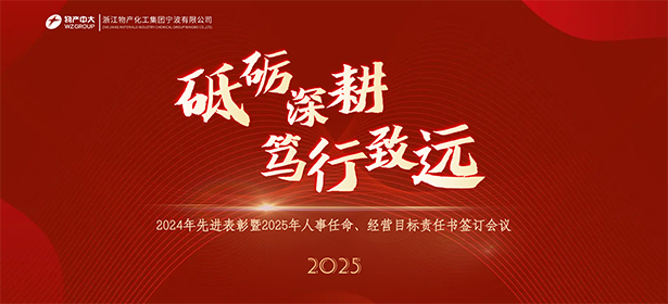 砥礪深耕 篤行致遠(yuǎn)——2024年先進(jìn)表彰暨2025年人事任命、經(jīng)營目標(biāo)責(zé)任書簽訂會議